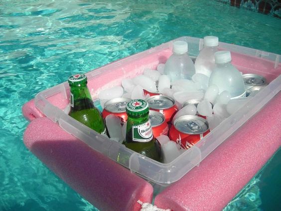 diy pool cooler for drinks